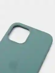 Хаки чехол Silicone Case для iPhone 12, 12 Pro с открытым низом