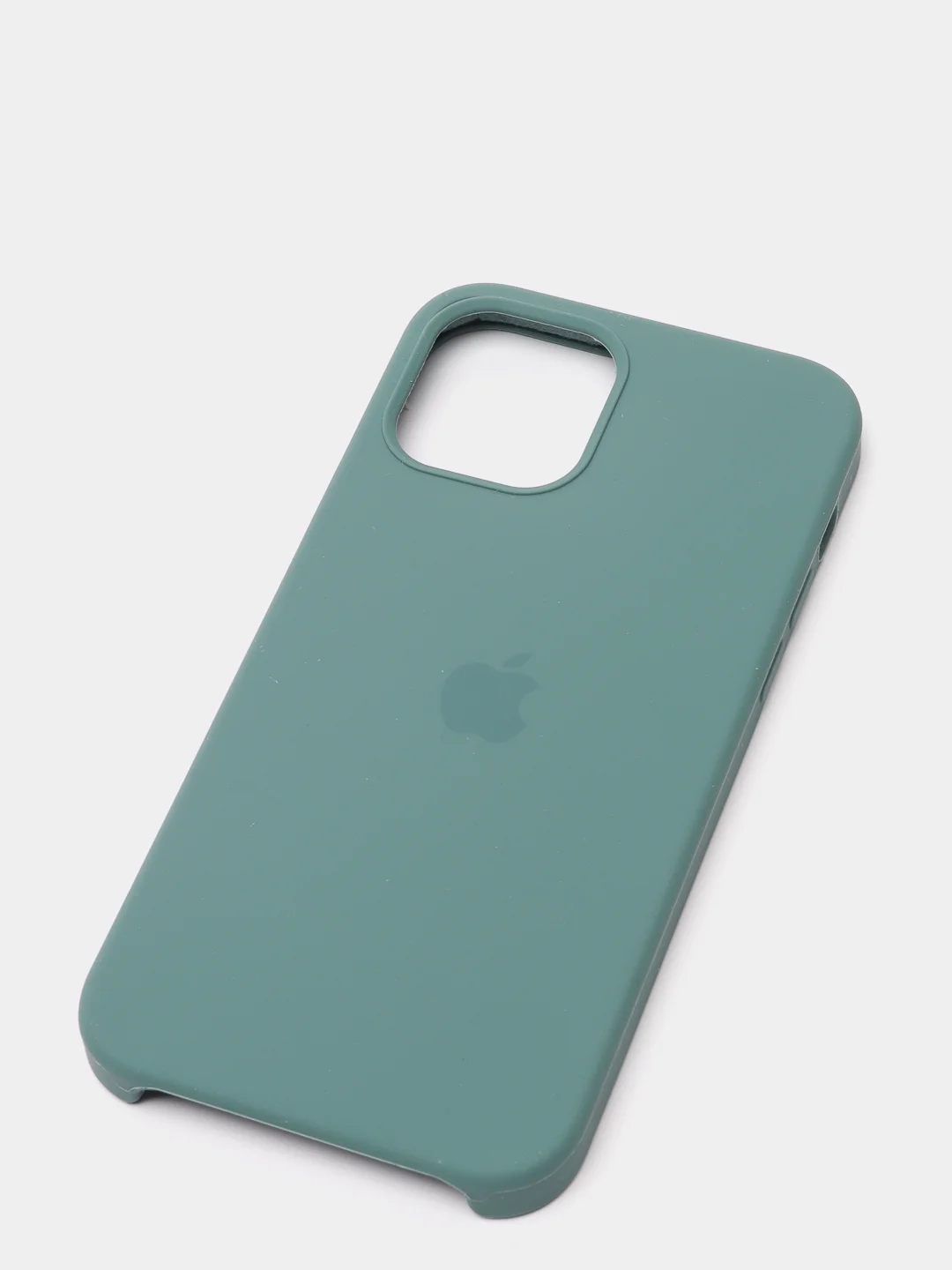 Хаки чехол Silicone Case для iPhone 12, 12 Pro с открытым низом