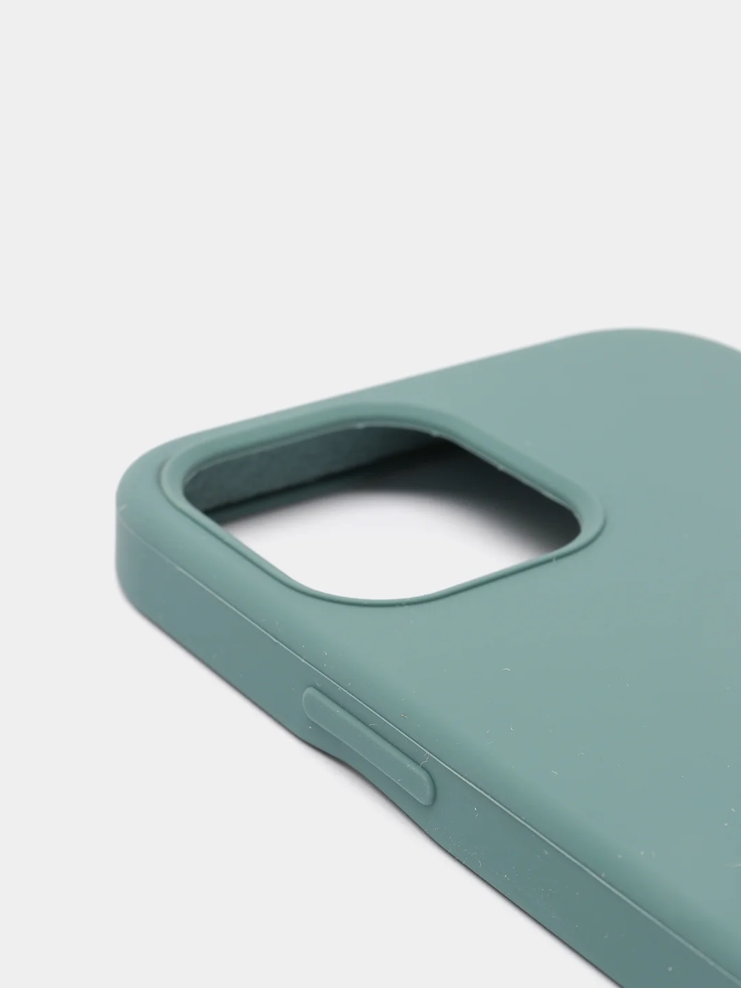Хаки чехол Silicone Case для iPhone 12, 12 Pro с открытым низом