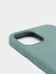 Хаки чехол Silicone Case для iPhone 12, 12 Pro с открытым низом