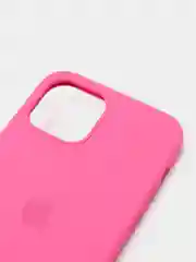 Тёмно-розовый чехол Silicone Case для iPhone 12, 12 Pro с открытым низом