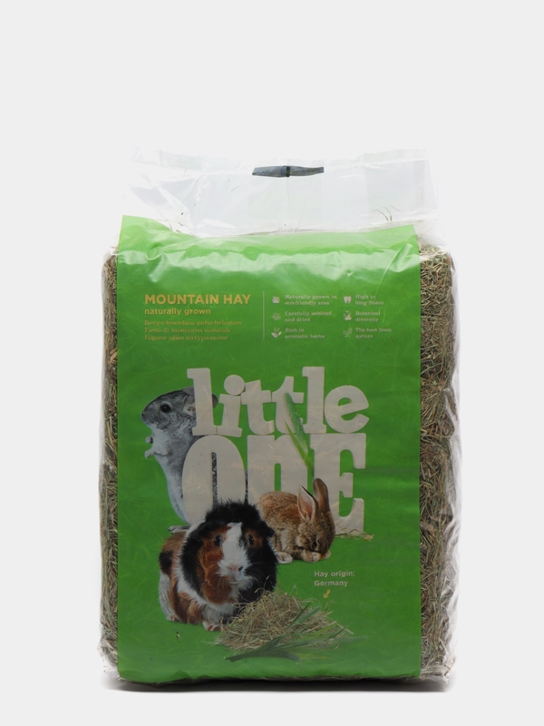 Сено горное непрессованное Little One для грызунов, 1 кг