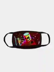Серый меланж стильная многоразовая маска MARSHMELLO | 10 видов