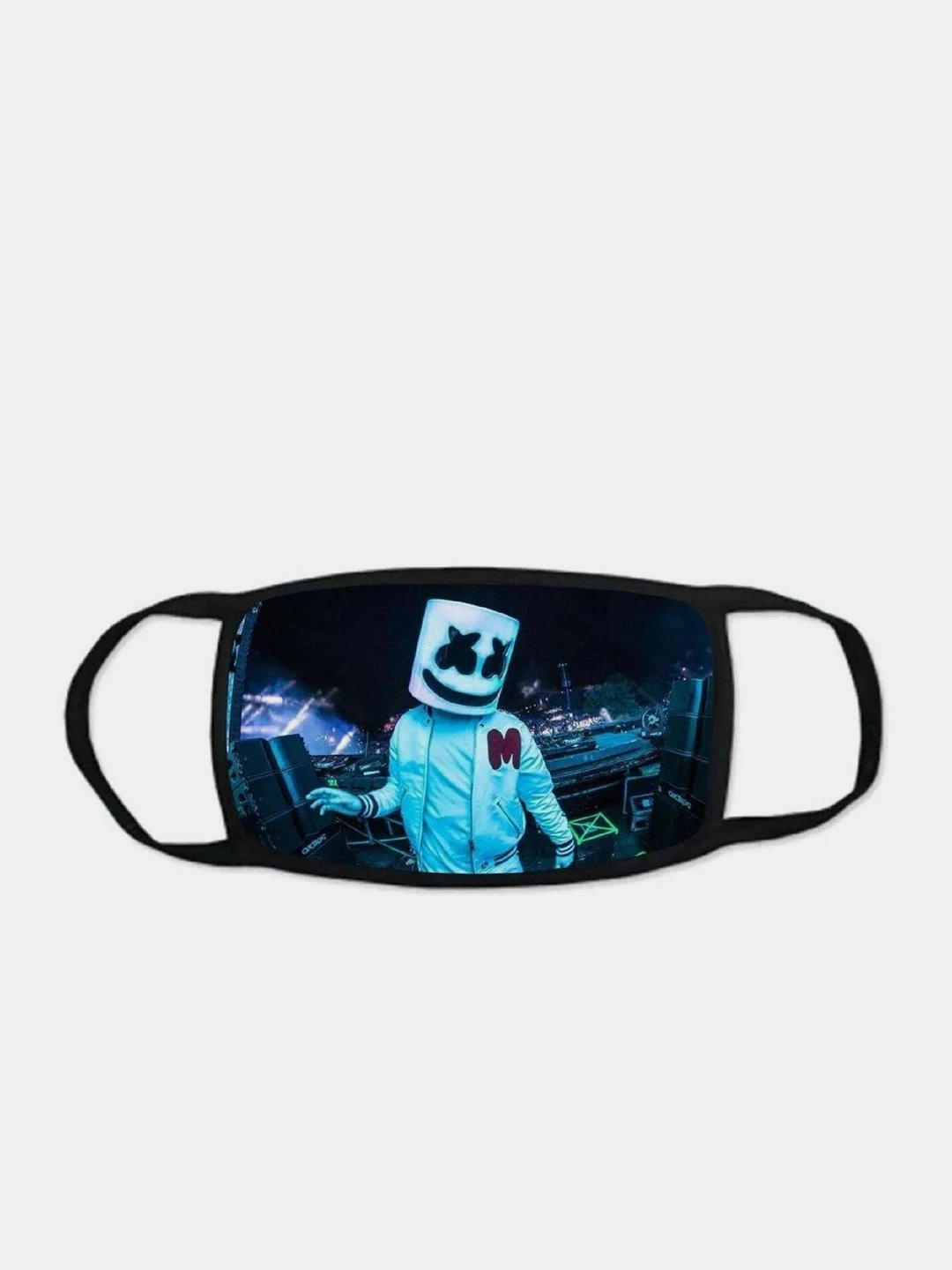 Белый стильная многоразовая маска MARSHMELLO | 10 видов