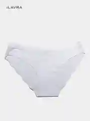 Белый бесшовные трусы для женщин