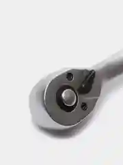 Красный ключ гаечный 3 / 8 " со встроенной трещоткой и прорезиненной ручкой, длина 20 см, 72 зуба