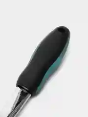 Бирюзовый ключ гаечный 3 / 8 " со встроенной трещоткой и прорезиненной ручкой, длина 20 см, 72 зуба