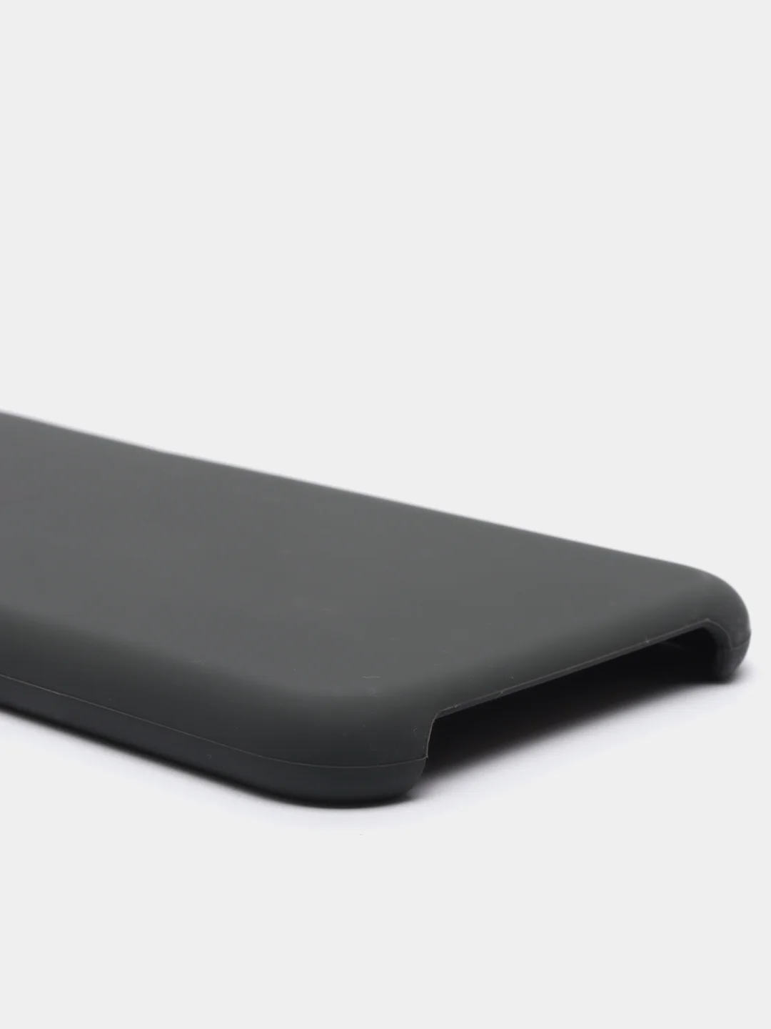 Серый чехол Silicone Case для iPhone 7, 8, SE 2020, с открытым низом