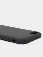 Серый чехол Silicone Case для iPhone 7, 8, SE 2020, с открытым низом