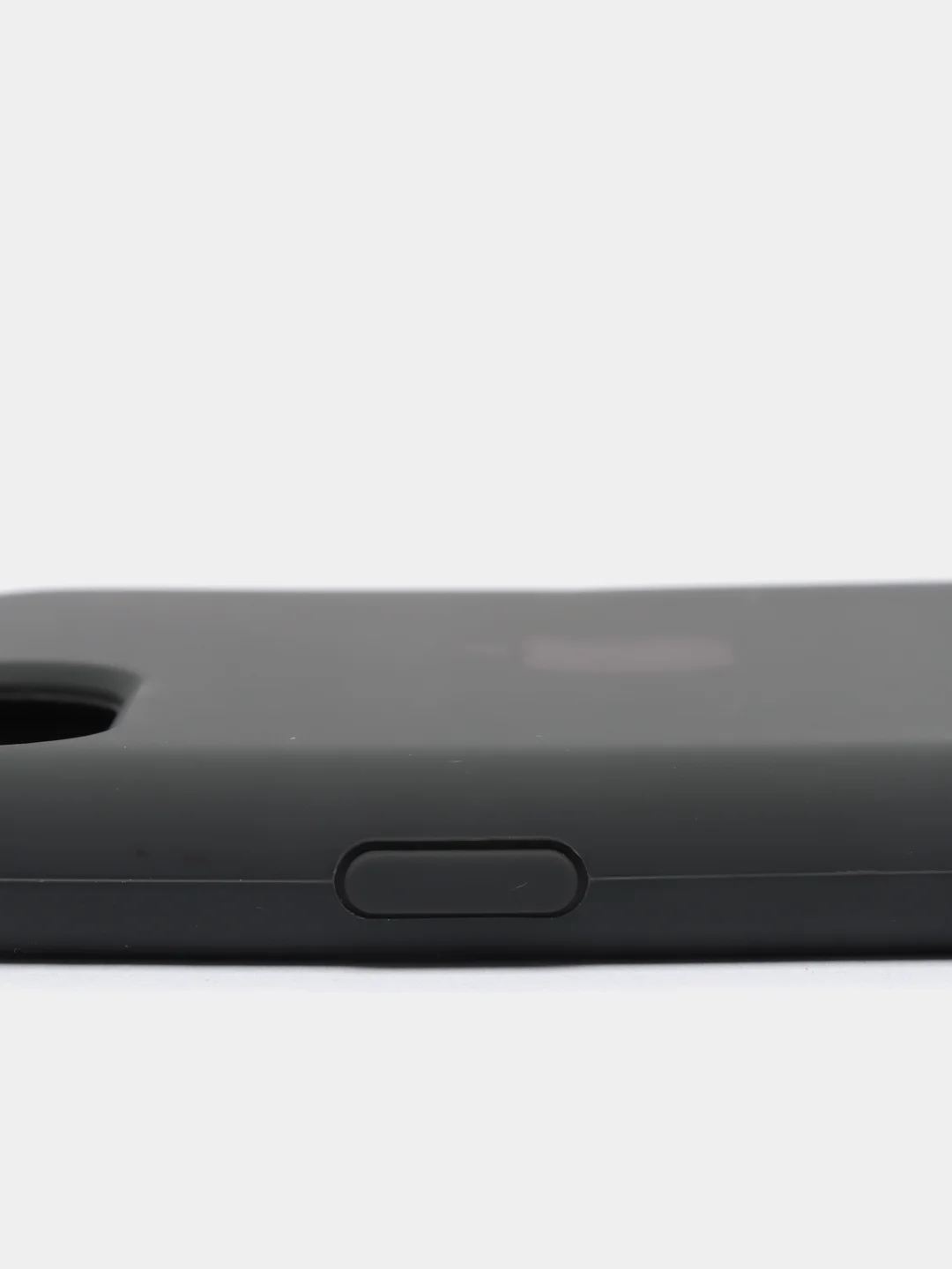 Серый чехол Silicone Case для iPhone 7, 8, SE 2020, с открытым низом