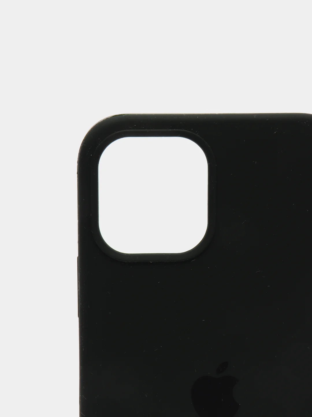 Тёмно-зелёный чехол Silicone Case для iPhone 12, 12 Pro с открытым низом