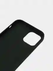 Тёмно-зелёный чехол Silicone Case для iPhone 12, 12 Pro с открытым низом