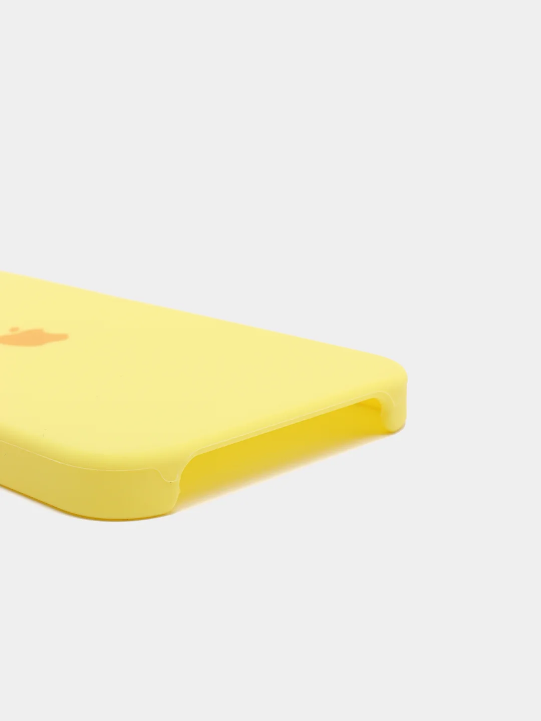 Золотой чехол Silicone Case для iPhone 12, 12 Pro с открытым низом