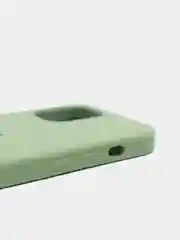 Лесной зеленый чехол Silicone Case для iPhone 12, 12 Pro с открытым низом