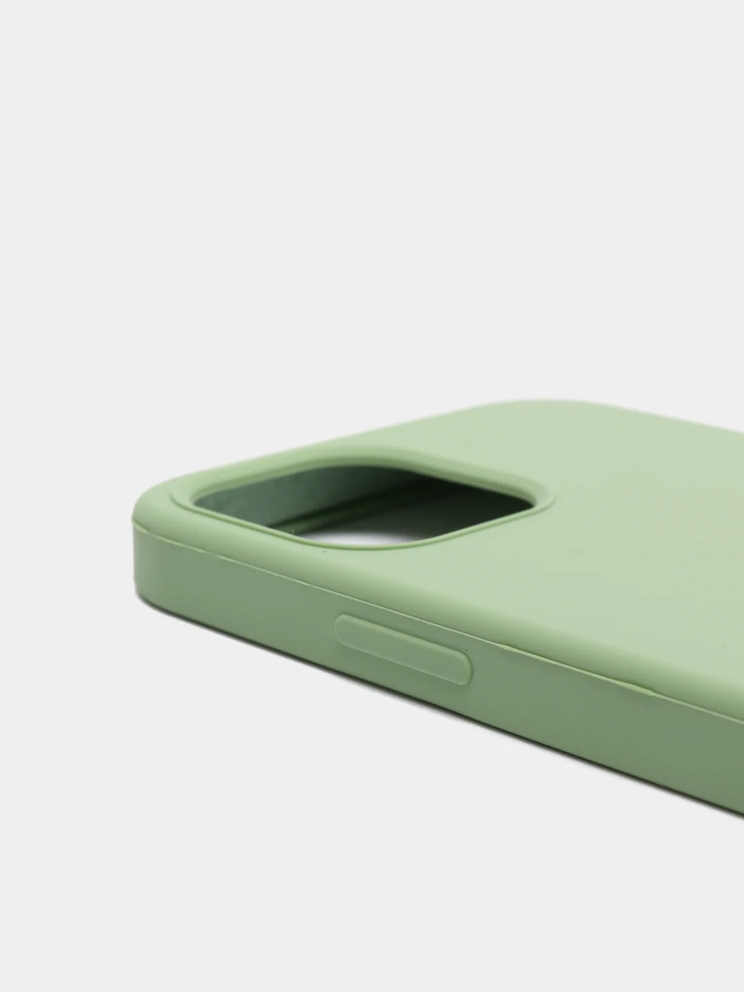 Лесной зеленый чехол Silicone Case для iPhone 12, 12 Pro с открытым низом