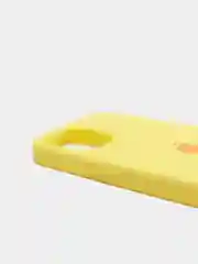 Золотой чехол Silicone Case для iPhone 12, 12 Pro с открытым низом