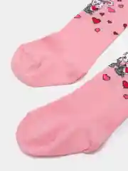 Розовый колготки детские однотонные "Бабочка", Cool clothes, 74-140