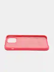 Коралловый меланж чехол Silicone Case для iPhone 12, 12 Pro с открытым низом