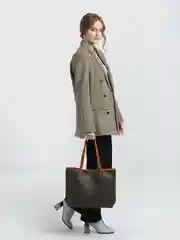 Терракотовый сумка женская с кошельком