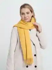 Горчичный палантины женские/шарф платок жен/осень/зима/подарок маме/Blend Cashmere/головн/маме