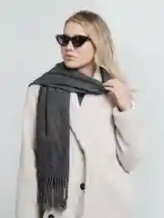 Черный палантины женские/шарф платок жен/осень/зима/подарок маме/Blend Cashmere/головн/маме