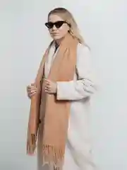 Карамельный палантины женские/шарф платок жен/осень/зима/подарок маме/Blend Cashmere/головн/маме