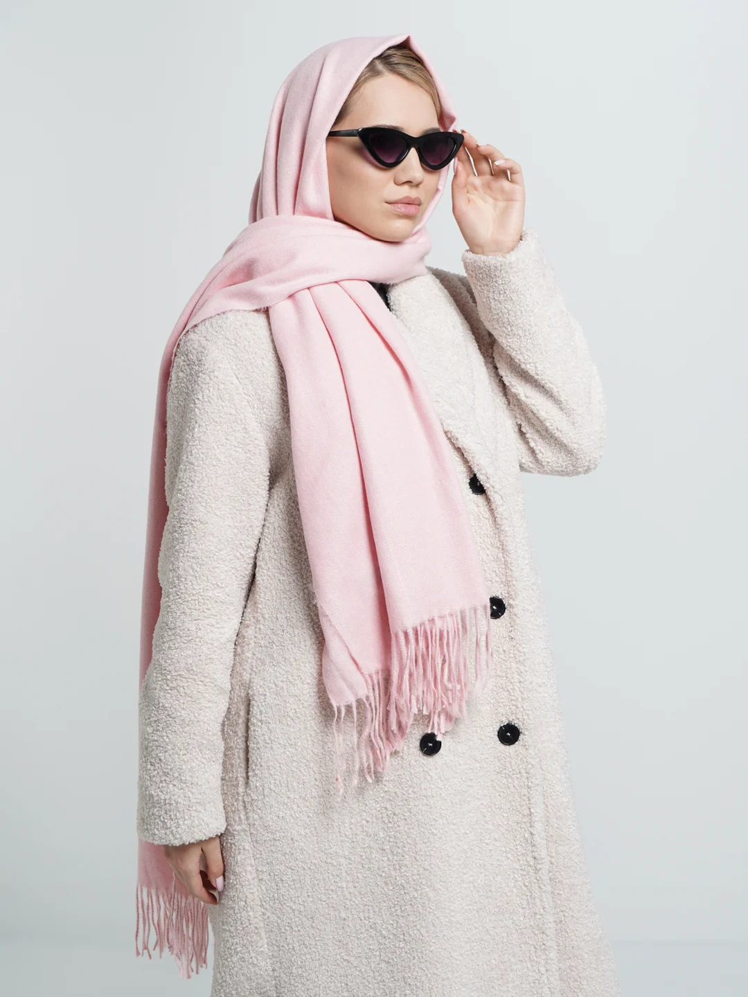 Конфетный палантины женские/шарф платок жен/осень/зима/подарок маме/Blend Cashmere/головн/маме