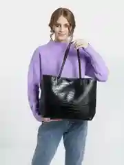 Черный сумка женская с кошельком