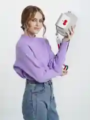 Серый сумка женская