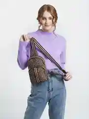 Светло-коричневый сумка через плечо