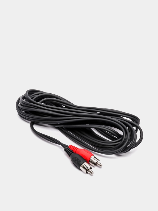 Шнур кабель штекер 3,5 ( AUX ) на 2 штекера RCA. Длина 1.5м, 3м,5м.