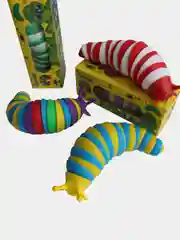 Голубой слизень - антистресс Finger slug Погремушка