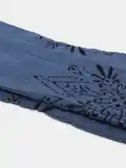 Синий меланж колготки для девочек