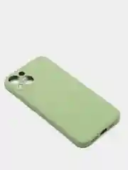 Зеленый чехол на айфон (iPhone) 13 / 13 Pro / 13 Pro Max силиконовый про макс