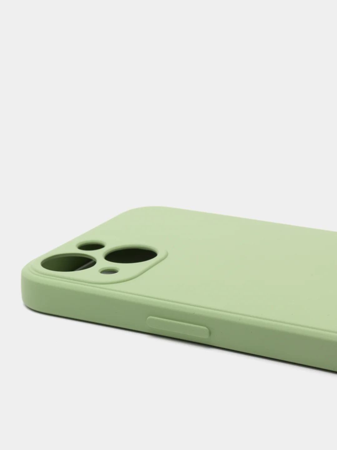 Зеленый чехол на айфон (iPhone) 13 / 13 Pro / 13 Pro Max силиконовый про макс