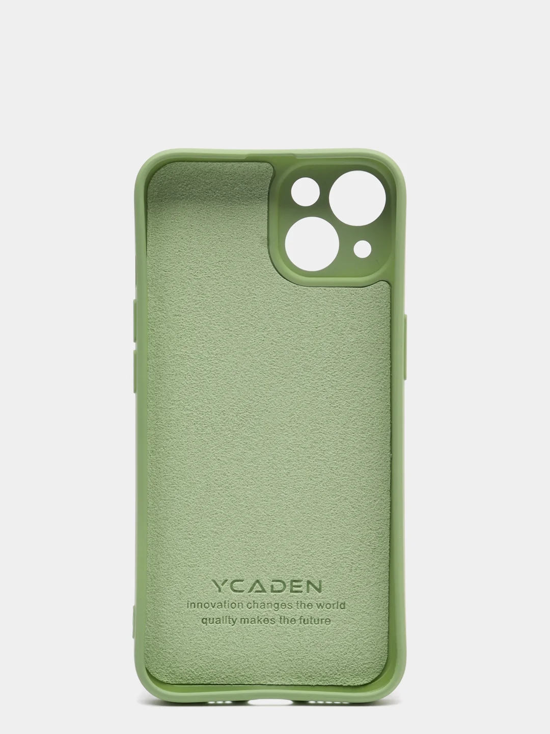 Зеленый чехол на айфон (iPhone) 13 / 13 Pro / 13 Pro Max силиконовый про макс