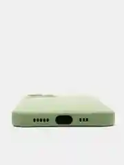 Зеленый чехол на айфон (iPhone) 13 / 13 Pro / 13 Pro Max силиконовый про макс