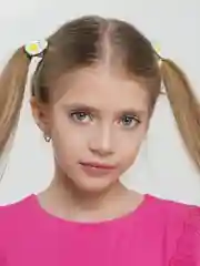 Бежевый детские резинки парные