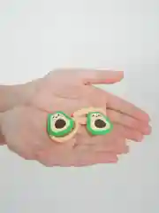 Багровый детские резинки парные