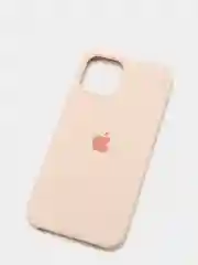 Кораллово-розовый чехол Silicone Case для iPhone 12, 12 Pro с открытым низом