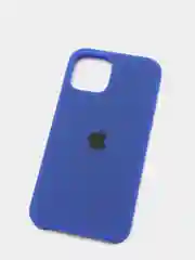 Индиго чехол Silicone Case для iPhone 12, 12 Pro с открытым низом