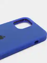 Индиго чехол Silicone Case для iPhone 12, 12 Pro с открытым низом