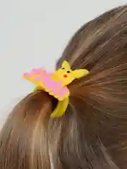 Бежевый резинки детские парные