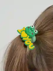 Бирюзовый резинки детские парные