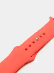 Кораллово-розовый ремешок для Apple Watch, силиконовый