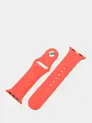 Кораллово-розовый ремешок для Apple Watch, силиконовый