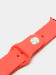 Кораллово-розовый ремешок для Apple Watch, силиконовый