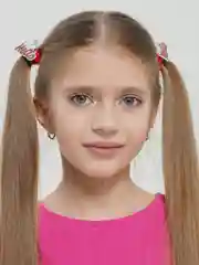 Вишнёвый резинки детские парные