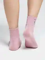 Серебряный носки с вышивкой, 5 цветов