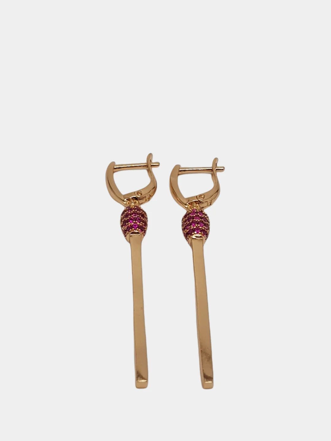 Золотой серьги Xuping Jewelry "Спички"